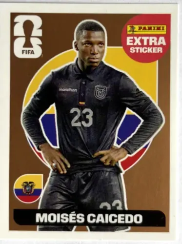 FIGURINHA DE BRONZE DA COPA 2026 ? MOISÉS CAICEDO