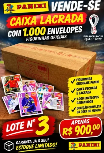 Caixa lacrada Panini lote ?3