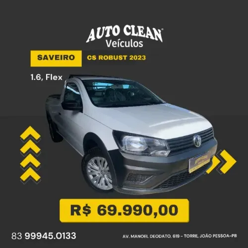 Volkswagen Saveiro Robust 1.6 Total Flex 8V 2023