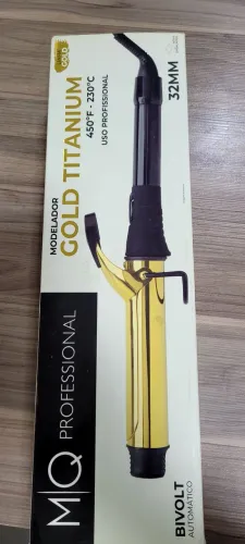 VENDO MQ Professional Gold Titanium 32mm bivolt ? pouco uso ? R$ 340,00