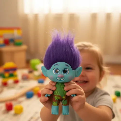 BONECO TROLL TRONCO DREAMWORKS WORLD TOUR HASBRO 28 CM