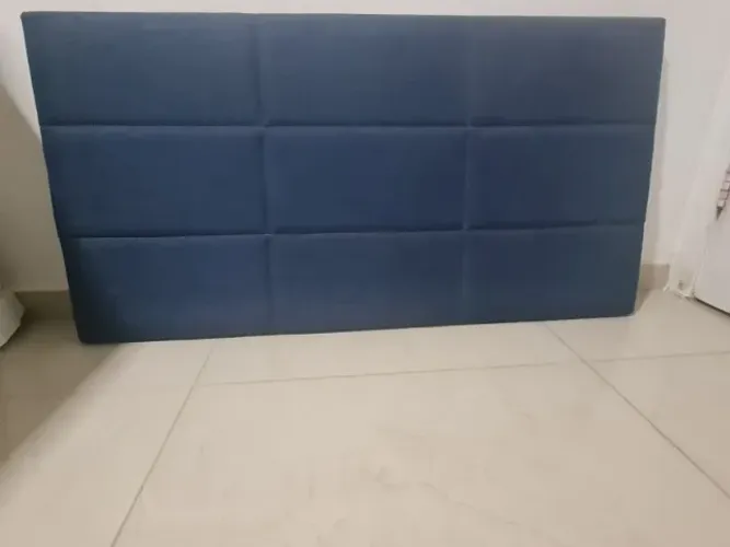 Cabeceira de Cama Solteiro - Azul Jeans - Tok&Stok - 102x52x4