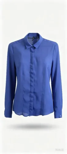 Camisa Social Feminina Manga Longa