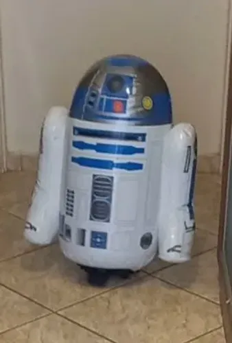 Robô Inflável R2D2 Controle Remoto Star Wars - Estrela