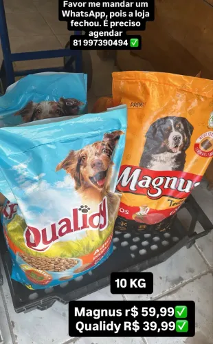 Ração 10 kg Magno e Qualidy