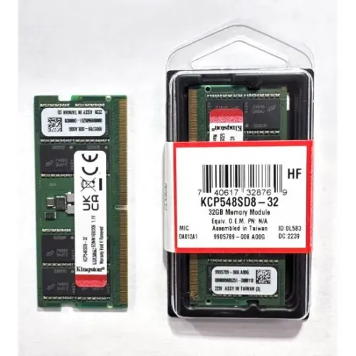 Memória Notebook Kingston 32 Gb Ddr5 4800 Mhz Kcp548sd8-32 Laptop