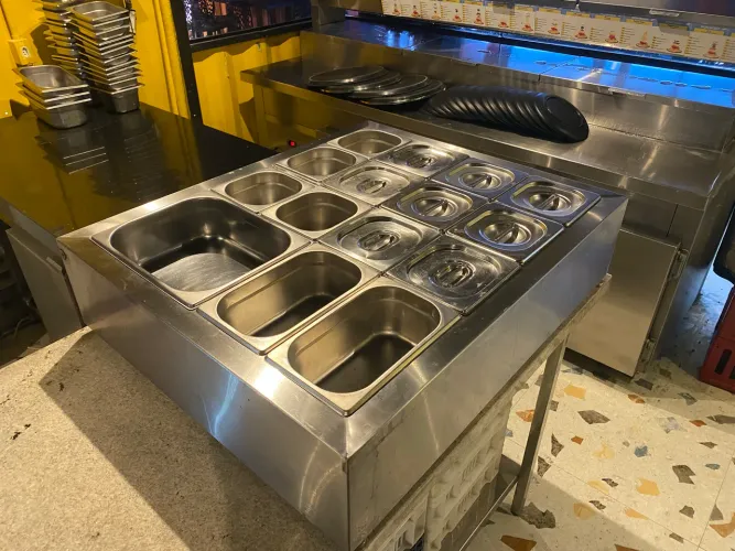 Condimentadora para pizzaria ou hamburgueria