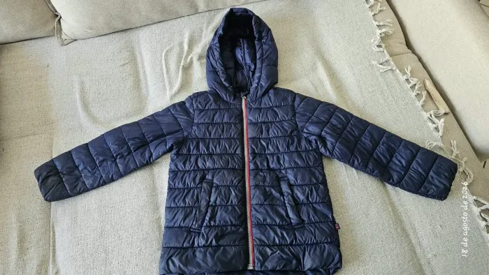 Jaqueta infantil Benetton azul marinho Tam. P