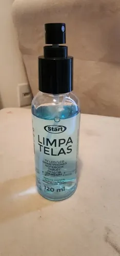 Liquido spray limpa telas