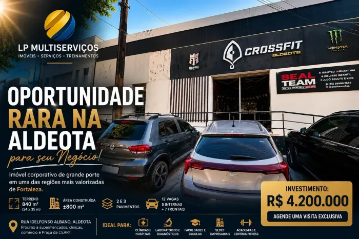 Imóvel para venda com 680 metros quadrados com 4 quartos em Joaquim Távora - Fortaleza - C