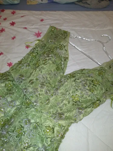 Vestido longo de festa de debutante 