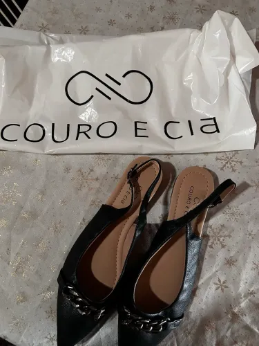 Sandália couro e cia