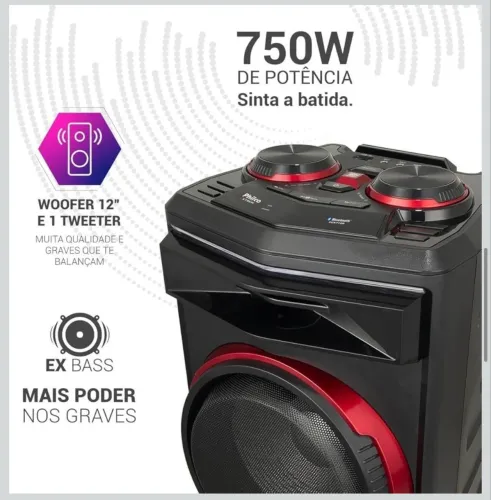 Caixa de som Philco 