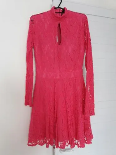 Vestido Renda Pink Novo