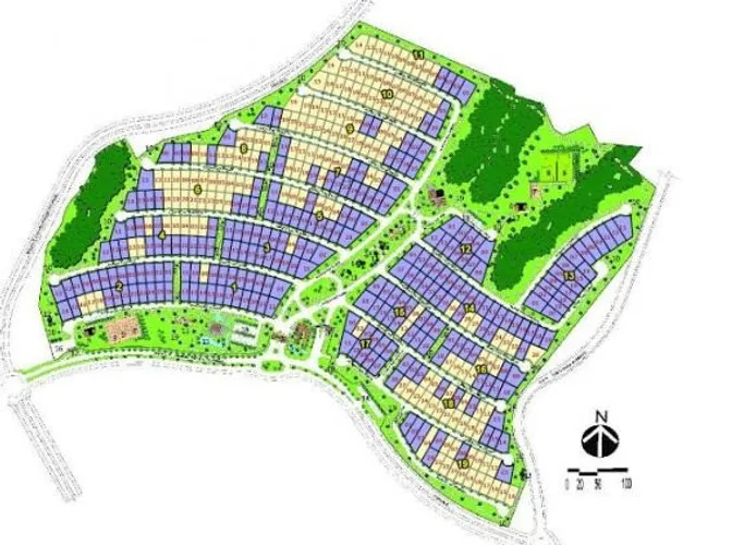Lote condomínio florais Itália 480mts