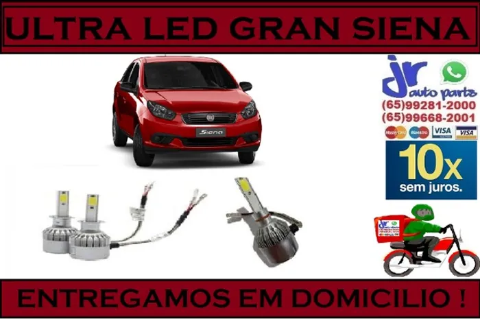 Lampada Ultra LED (Alta) Fiat Siena 6000K 12V 24V