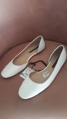 Sapatilhas de couro legítimo Zara 40