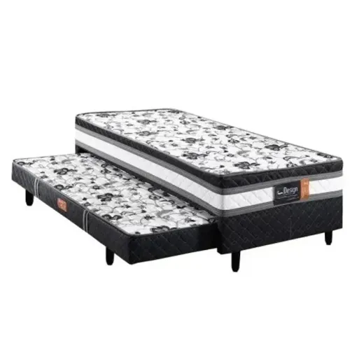 Cama de Solteiro Box auxiliar com espuma D28 marca Design Real