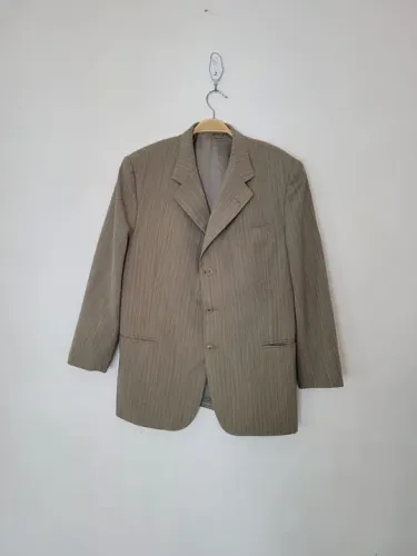 Blazer marrom quadri TAM G