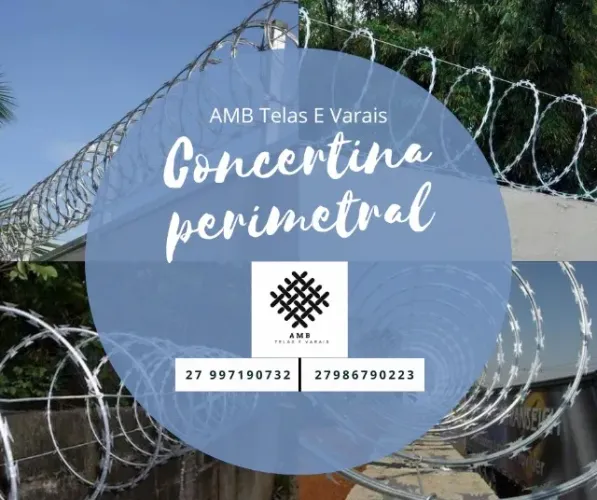 Redes de proteção e concertinas