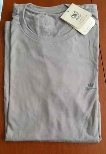 Camiseta masculina básica - gola careca PB