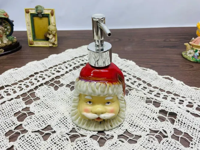 PORTA SABONETE LÍQUIDO PAPAI NOEL
