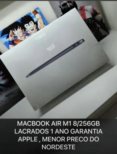 Macbook Air 13" M1 8GB 256SSD lacrado com garantia 1 ano apple.