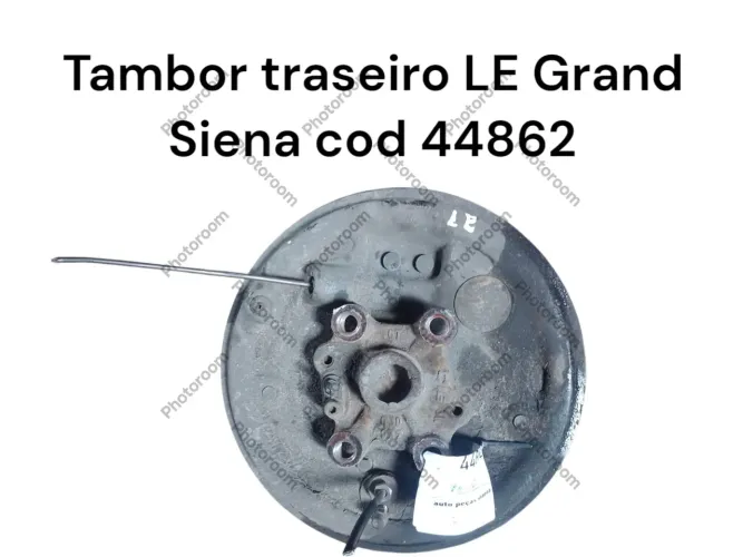 Tambor traseiro lado esquerdo Grand Siena cod 44862
