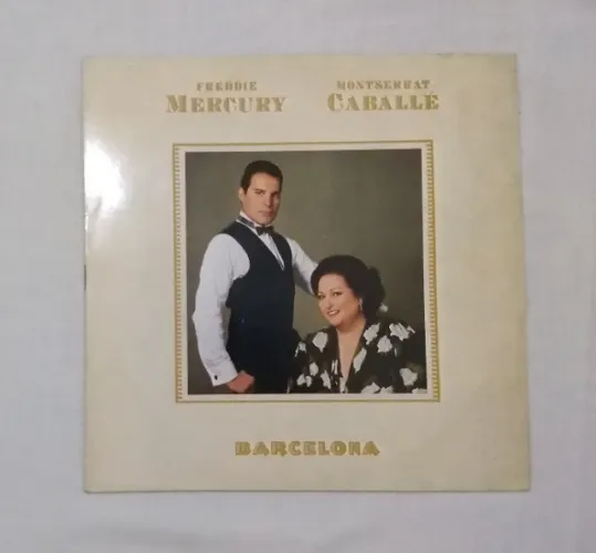 LP Freddie Mercury & Montserrat Caballe - Barcelona. (P-1988). Disco Muito Conservado.