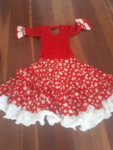 vestido dança flamenca