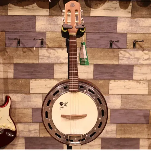 Banjo Marques Natural Fosco Acústico com Aro Jateado
