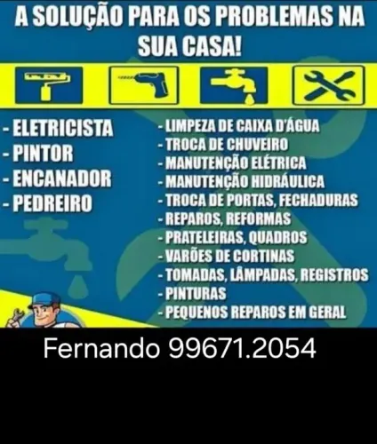 Pequenos reparos, serviços em geral