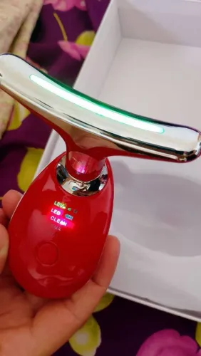 Massageador Facial Redutor de Rugas e Limpeza de Pele