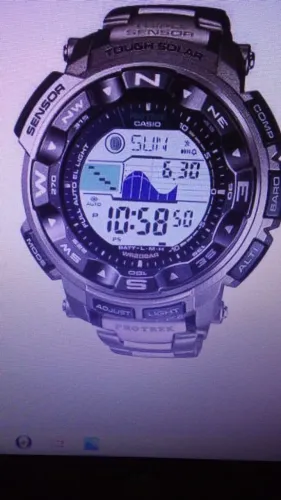 Relógio Casio Protrek Titanium Solar Digital Prw2500t-7cr R$ 7.450,00