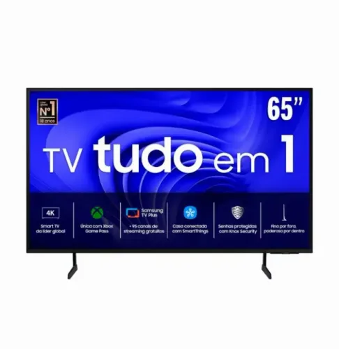 Televisão Smart TV 65 Polegadas LED 4K Samsung 65DU7700 Crystal 4K (Novo Lacrado)