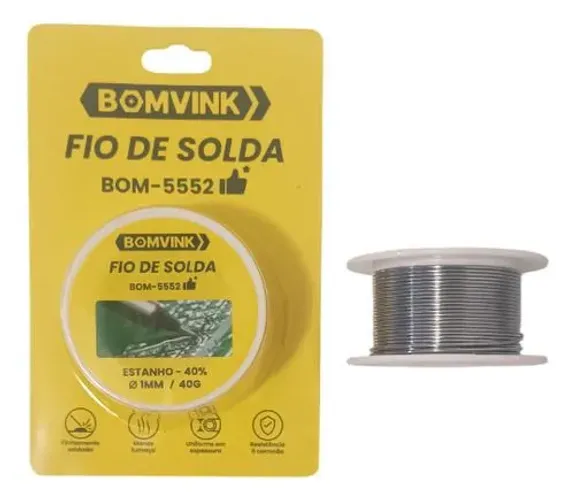 Fio de Solda  - Estanho 40%