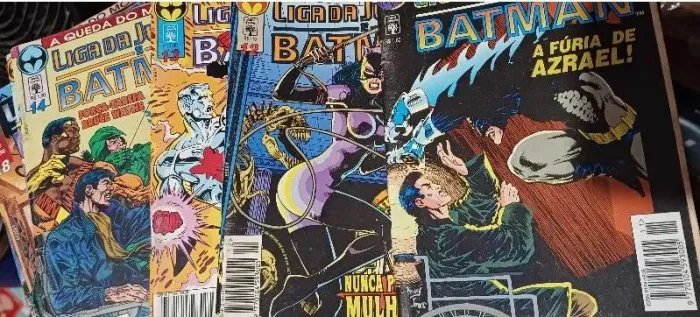 Gibi Liga da justiça e Batman (completo) 26 volumes - Editora Abril