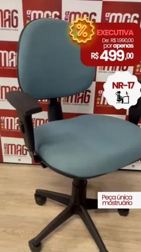 Cadeira Executiva Ergonômica - Mostruário