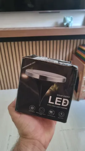 Kit 4 luminárias solar a prova d'água 