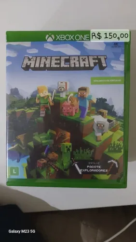 Jogo Minecraft Xbox One R$ 150,00