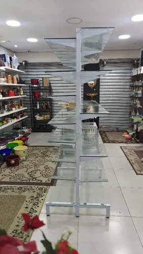 Expositor/Prateleira de Vidro para Comércio