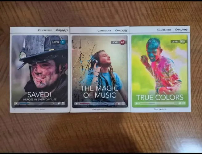  Coleção Cambridge Discovery Readers - 3 Livros de Inglês