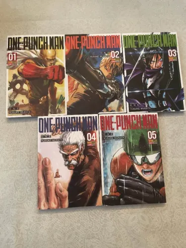 Mangás One Punch Man vols 1-5