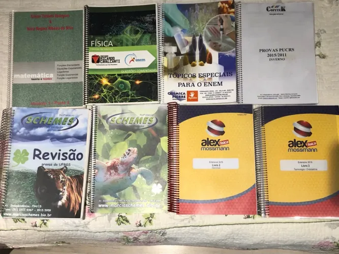 8 Livros- cursinho