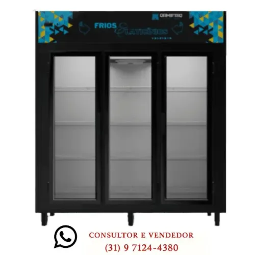 Refrigerador Auto Serviço 3 Portas Ormifrio 127v