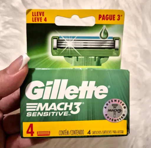 Gillette Mach3 Sensitive - 4 Cartuchos