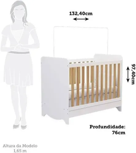 Berço Mini Cama com colchão