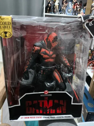 PROMO BLACK FRIDAY - Original e NOVO Gold Label DC McFarlane 30cm The Batman action figure