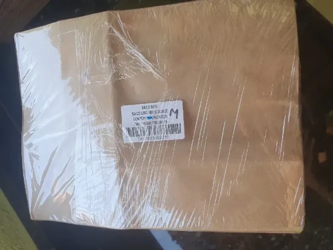 90 Sacos Kraft Lisos 18x10,5x25cm