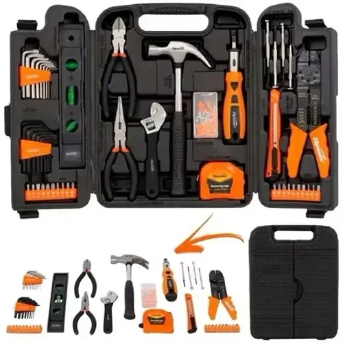 Kit de Ferramentas 129 Peças com Maleta Completo e Versátil